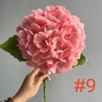 Hydrangea verte W-A0278, fleur d'hortensia artificielle au toucher réel, fleur d'hortensia au toucher réel pour robe de mariée ou décoration de la maison