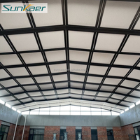 Venta caliente superior de aluminio al aire libre Sunroom policarbonato techo rodante para terraza extraíble Patio techo de lona retráctil