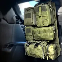 Sac de rangement tactique pour siège arrière de voiture Pioneer, sac de rangement suspendu multifonctionnel en nylon 55x37cm