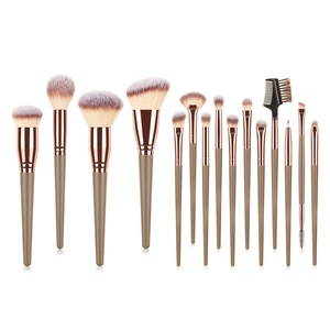 Personalización Rápida, Juego de 15 <span class=keywords><strong>Brochas</strong></span> de <span class=keywords><strong>Maquillaje</strong></span> Profesionales, Pelo de Cabra, Veganas, Marca Privada, Directo de Fábrica <span class=keywords><strong>para</strong></span> Personalización de Marca - Product Image 5