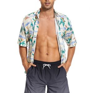 ชุดว่ายน้ำผู้ชายไซส์ใหญ่พิเศษลายพิมพ์ไล่เฉดสีแบบกำหนดเอง ลายสัตว์และลายตาราง ชุดบิกินี่ตาข่ายสำหรับผู้ใหญ่ - Product Image 5