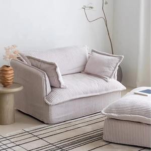 Canapé modulable en tissu velours côtelé en vente chaude, canapé-lit amovible et lavable pour appartement, chambre ou salon, canapé paresseux - Product Image 3