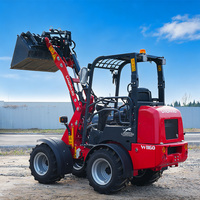 LANDWARD W1160 Kompakter Mini-Lader 2,5 Tonnen / Perkins-Motor Kleiner Frontlader zum Verkauf Bau- und Landwirtschafts-Radlader