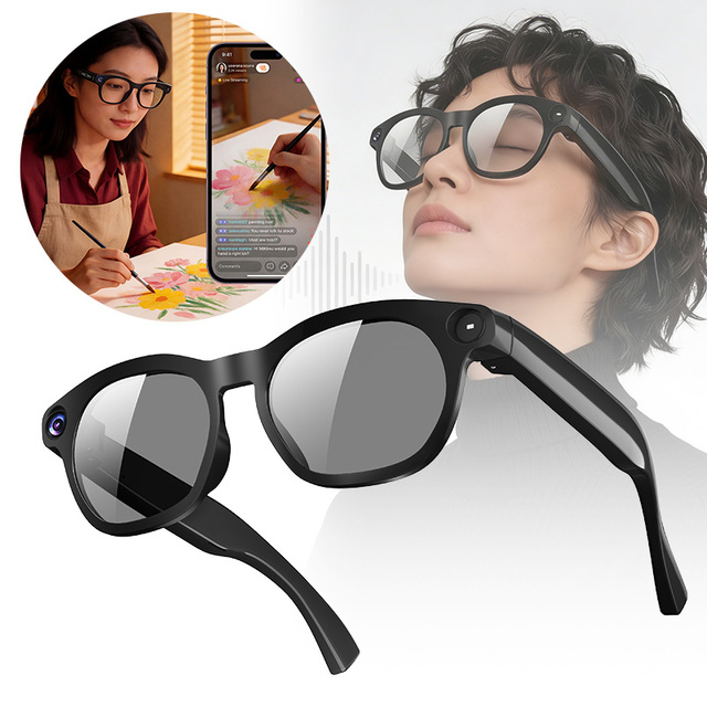 CY03 Ai ChatGPT 800W Camera Smart Glasses with Real-time Translation First-person Perspective Shooting Bluetooth Call Eye Glass