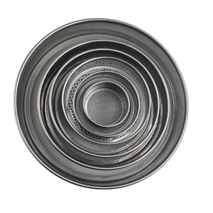 Stainless Steel Wire <b>Mesh</b> Sieve Set Filters Laboratory Plain Weave Perforated <b>Screen</b> Soil Sand Analysis Woven Bending Custom - Product Image 1