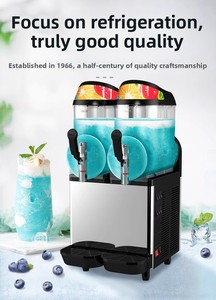 Machine à Slush Ice Ninja 1 réservoir 12 litres 3 saveurs Qualité professionnelle Acier inoxydable <span class=keywords><strong>2</strong></span> robinets Fabricant de Slush de qualité alimentaire - Product Image 3
