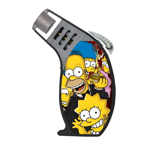 Encendedores de Antorcha Metálicos Inclinados Recargables de Gas Butano, Diseño Personalizado Resistente al Viento, Nuevos Estilos, Venta al por Mayor para Cocina, Regalos - Product Image 3