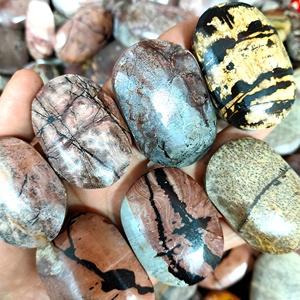 Piedra de Guohua Natural al por Mayor, Pulida, para la Calma y Sanación, Colección de Patrones Auspiciosos de Feng Shui - Product Image 2