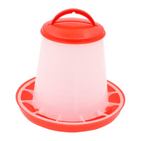 Nouveau seau d'alimentation pour poulets, canards et oies avec grille intégrée pour usage agricole