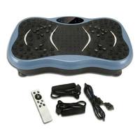 Plateforme vibrante de fitness à domicile avec télécommande et bandes de résistance pour l'exercice et le massage corporel
