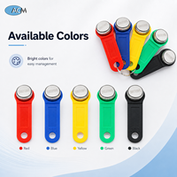 Clé magnétique iButton DS1990A-F5, carte mémoire tactile, porte-clés électronique, jeton de contrôle d'accès intelligent