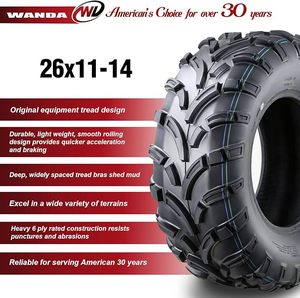 Polaris UTV 4x4 wanda p373 26*11-14 26x11-14 đi xe trên xe trẻ em điện 24V 4x4 bên mái hiên 4x4 ATV và UTV lốp xe - Product Image 3
