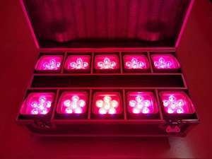 Foco Inalámbrico DMX Recargable, 6 Piezas RGBWA+UV 6 en 1, Focos LED con Batería, Luz Par LED con Control IR y WIFI - Product Image 6