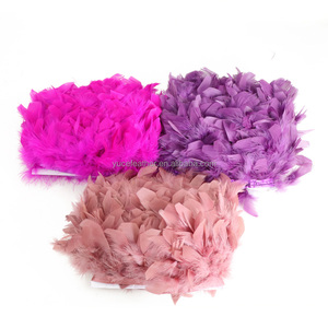 Bán buôn 6-8 inch Thổ Nhĩ Kỳ lông rìa TRIM Phục Hưng Nhà hát trang phục thiết kế điểm nhấn với Regal bộ lông nhuộm mô hình - Product Image 3