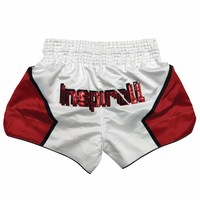 Celana Muay Thai Fairtex Desain Khusus - Celana Tinju Muay Thai Satin dengan Belahan Samping untuk Mobilitas