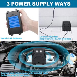 Personnalisé 2 Pack <span class=keywords><strong>Répulsif</strong></span> Rongeurs Ultrasonique <span class=keywords><strong>Maison</strong></span> Écureuil Souris <span class=keywords><strong>Rat</strong></span> Dissuasif <span class=keywords><strong>Répulsif</strong></span> Souris pour Voiture 24V, Camions, Rvs - Product Image 4