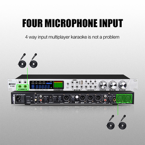Debra-Micrófono de mano con sistema de efectos de karaoke, procesador DSP, preetapa de minería de audio, reverberación, interfaz óptica USB - Product Image 6