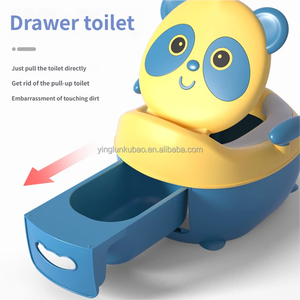Siège de toilette pour enfants, style tiroir, élargi et épaissi, avec dessin animé, pour bébé - Product Image 5