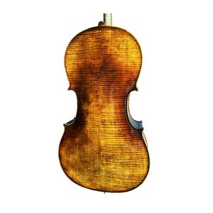 Cello artisanal de haute qualité en épicéa finement sculpté, vernis rouge mat, JYC07 - Product Image 2