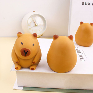 Cute Cartoon Capybara Squeeze <b>Toy</b> Novelty <b>Educational</b> <b>Toy</b> Made of Durable TPR Material - Product Image 2