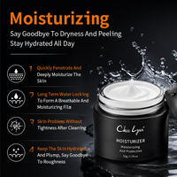 Crème hydratante pour le visage bio à label privé, nourrissante et lissante, légère, sans huile, avec acide hyaluronique pour hommes