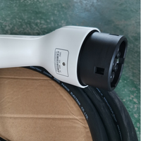 Adaptateur de type 2 à type 2, pistolet à double connecteur standard européen avec câble de 380 m, AC ev 32A, 5.5 V triphasé, iec62196
