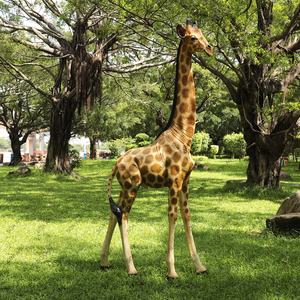 Personalizado moderno Metal artesanía jardín fibra de vidrio Acero inoxidable Animal al aire libre comercial escultura grande Hotel resina - Product Image 1