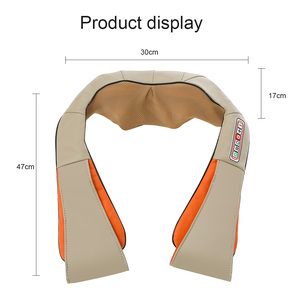 Produk alat pijat elektrik, pemijat bahu Shiatsu punggung dan leher dengan pemanas - Product Image 2