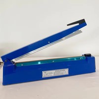 Machine de scellage de film pour sacs semi-automatique électrique 400 mm, scelleuse thermique portable pour sacs en papier, aliments, boissons, produits chimiques, haute efficacité