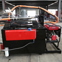 Machine de scellement des fissures routières montée sur camion de type 350L, alimentée par moteur, faible coût d'entretien, capacité 5000W