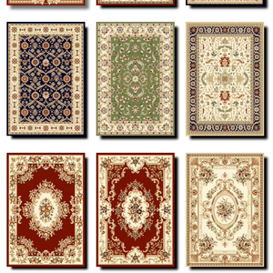 Alfombra Rectangular Tejida Wilton, Venta al por Mayor de Fábrica, Hecha a Máquina, Estilo Nórdico Minimalista para Sala de Estar - Product Image 1