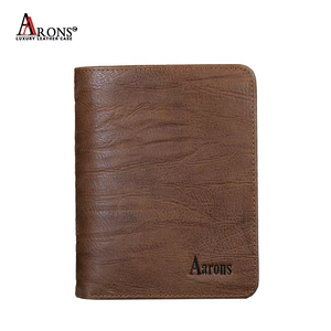 Porte-cartes de crédit fin en cuir véritable pour homme Aarons, étanche, style anglais, avec décoration en plumes, modèle AAI0017 - Product Image 3