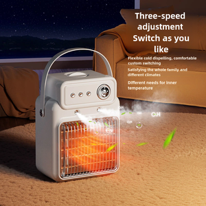 Maist Mini portátil de escritorio ventilador de cerámica calentador UK enchufe infrarrojo eléctrico PTC invierno calor bajo ruido ventilación jardín al aire libre - Product Image 4