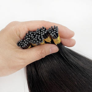 Toptan 100% çift çekilmiş Remy insan saçı postiş manikür hizalanmış I İpucu saç <span class=keywords><strong>Keratin</strong></span> insan saçı postiş satıcıları - Product Image 3