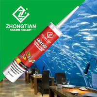 Haute qualité clair Aquarium Fish Tank Silicone mastic Non toxique étanche sans Silicone adhésif mélange sous-marin Silicone