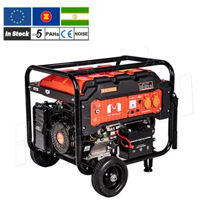 Hava soğutmalı benzinli jeneratörler dağıtmak 6500w benzinli jeneratör fiyat tedarikçisi 6kw 6.5kw190f jeneratörler