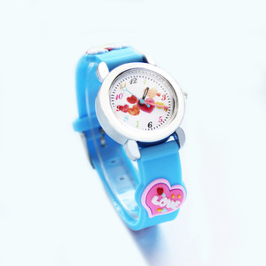 Nouvelle <span class=keywords><strong>Montre</strong></span> à Quartz Circulaire pour Enfants, Style Dessin Animé, Boîtier en Alliage Léger 10mm, Cadran 30mm, Aiguilles Mignonnes pour Étudiants - Product Image 3