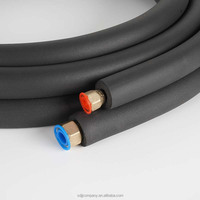 Kit de climatisation HVAC de haute qualité, tube en cuivre isolé en caoutchouc noir à 99,9 %, utilisation manuelle, commerciale et industrielle