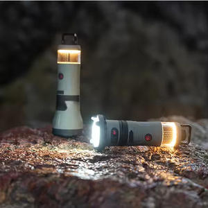 Ventilateur anti-moustiques, lampe torche audio, éclairage focalisé, lampe de camping multifonctionnelle, batterie 5000AH - Product Image 1