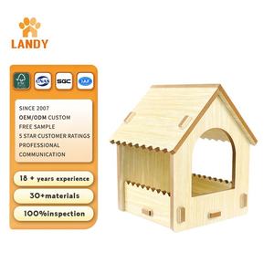 Usine en gros enfants bricolage en bois maison d'oiseau Graffiti ensemble extérieur jardin décoration suspendu en bois <span class=keywords><strong>cage</strong></span> à oiseaux - Product Image 1