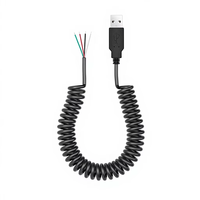 Kabel USB-C Mobil PVC Retractable 2 Pack 3ft 3A Pengisian Cepat untuk iPhone 16/15 & S25/S24/S23 Ultra/Note 20/10/A10e/A20