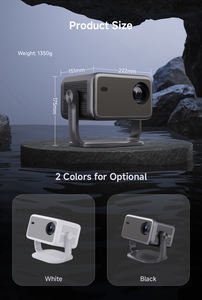 Nouvelle innovation L018 3D Mini Portable LED LCD Auto Keystone <span class=keywords><strong>Nouveau</strong></span> projecteur intelligent Android Full HD 1080P 4K - Product Image 3