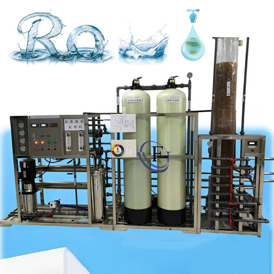 Water Distribution Component Automatic Reverse Osmosis Water Treatment Plant RO Water Purification ...