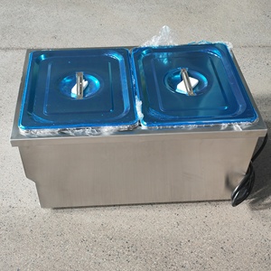 Phục vụ thương mại điện bain-marie tự chọn thực phẩm ấm bàn hơi nước - Product Image 1