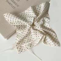 Nouvel accessoire pour cheveux de mariage décontracté pour femme, style japonais et coréen, en tissu satiné carré, fait main, de haute qualité, avec nœud et blocs décoratifs