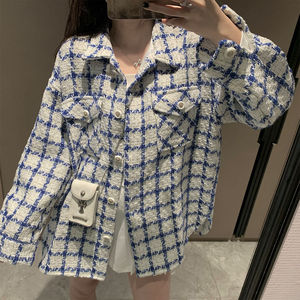 Cappotto aperto da <span class=keywords><strong>donna</strong></span> con giacca corta da ufficio con ricamo impermeabile da ufficio - Product Image 2