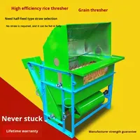 Petite machine à battre le grain multifonctionnelle pour la maison, batteuse de riz humide et sec, batteuse de graines agricoles à essence et électrique, récolteuse de graines de colza