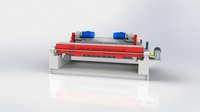 Mesin Pengupas Veneer Kayu Presisi Tinggi, Pengupas Inti Veneer untuk Produksi Kayu Lapis, Dikendalikan PLC, Daya 56kW