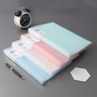 Carpeta multifuncional de plástico A4 Smile, bolsa para documentos de 20/30/40/60 capas, papelería, Color caramelo, para estudiantes