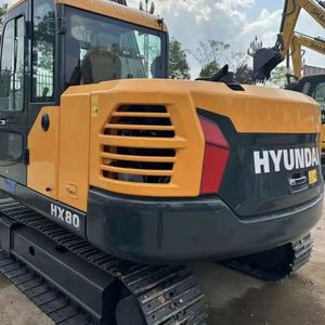 Hyuunndai HX80HD Heavy Duty Excavator <b>8</b> <b>Ton</b> Crawler <b>Digger</b> Reinforced Steel Structure Yamar Diesel Engine Tropical Cooling Read - Product Image 5